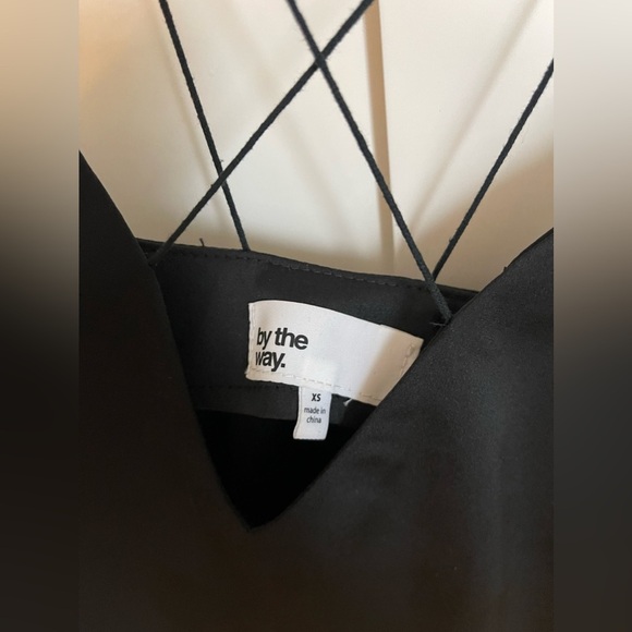 By The Way Black Satin Tank - Picture 6 of 9